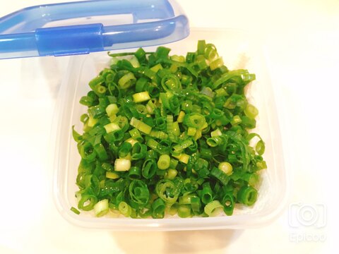 長持ち!小ねぎの冷凍保存方法